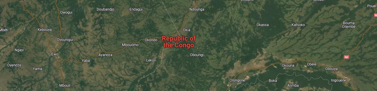 carte du Congo-Brazzaville